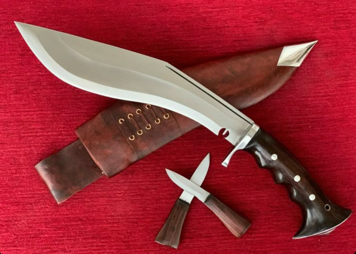 Handmade Kukri Set – 1 Large Kukri with 2 Mini Kukris