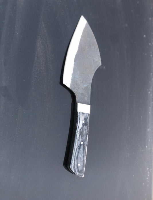 Hand-Forged 6-Piece Chef Knife Set - Full Tang Carbon Steel Blade with Black Wood Handles