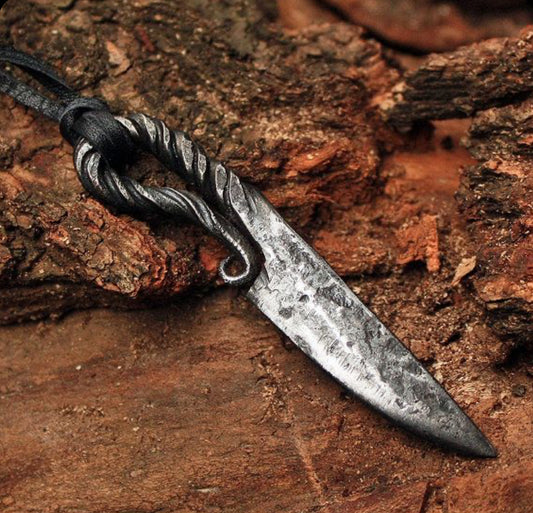 Viking-Style Knife with 12-Chromium Steel Blade