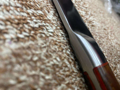 Handcrafted Stainless Steel Knife with Wooden Handle