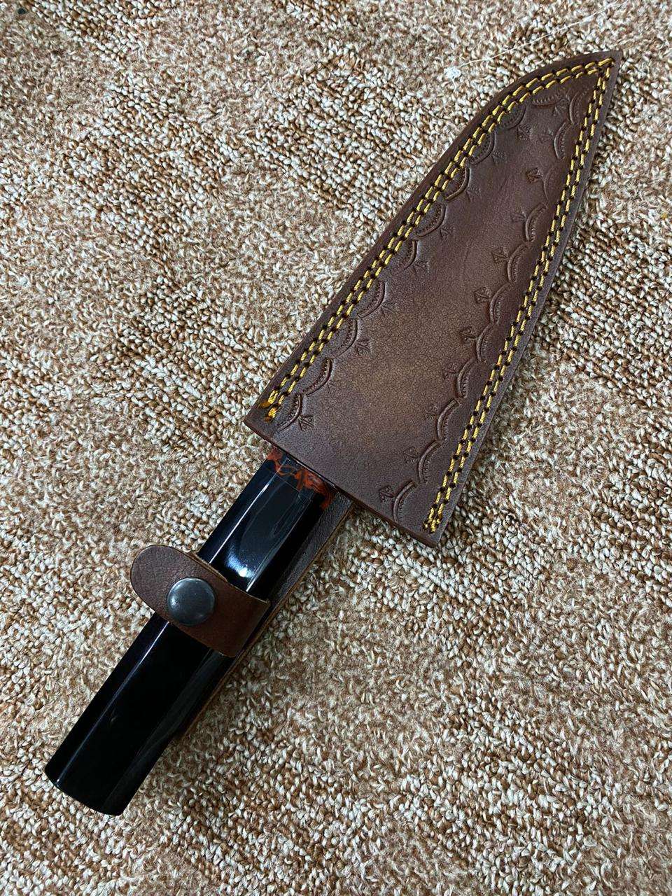 Handcrafted Modern Chef's Knife with Unique Design