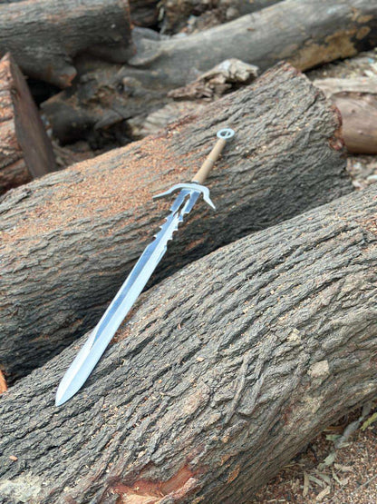 The Witcher-Inspired Replica Silver Sword | Decorative Collector's Item