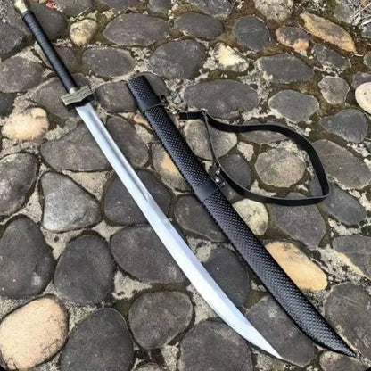 Handmade Steel Sword with Scabbard – Collectible Display Piece